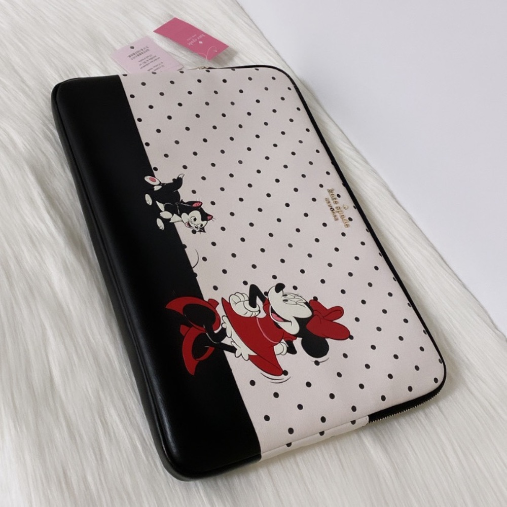 NWT💃Kate Spade Disney X kate spade minnie mouse universal laptop sleeve - Picture 9 of 10